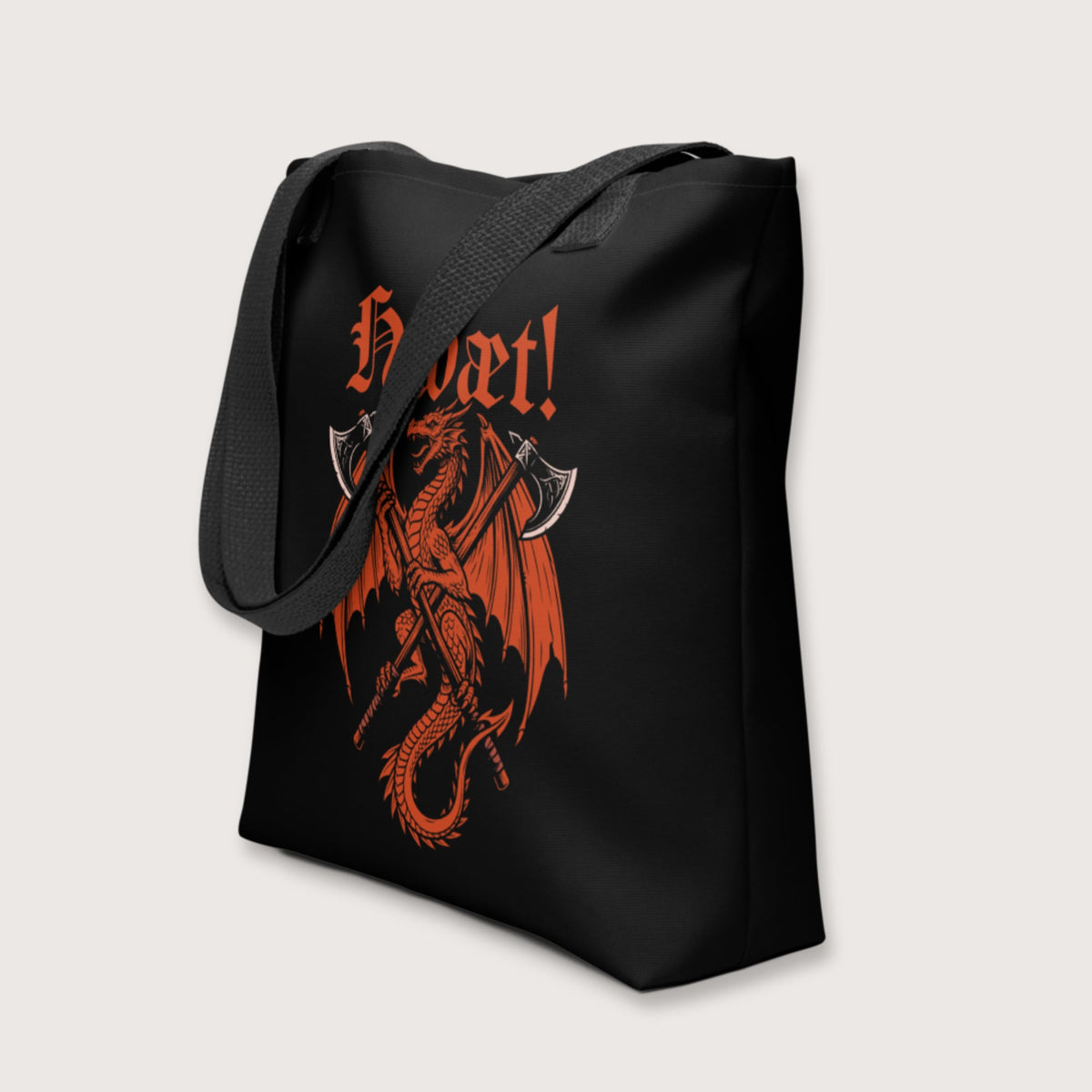 Hwæt Dragon Axe Bag - history buff gift by HistoHead