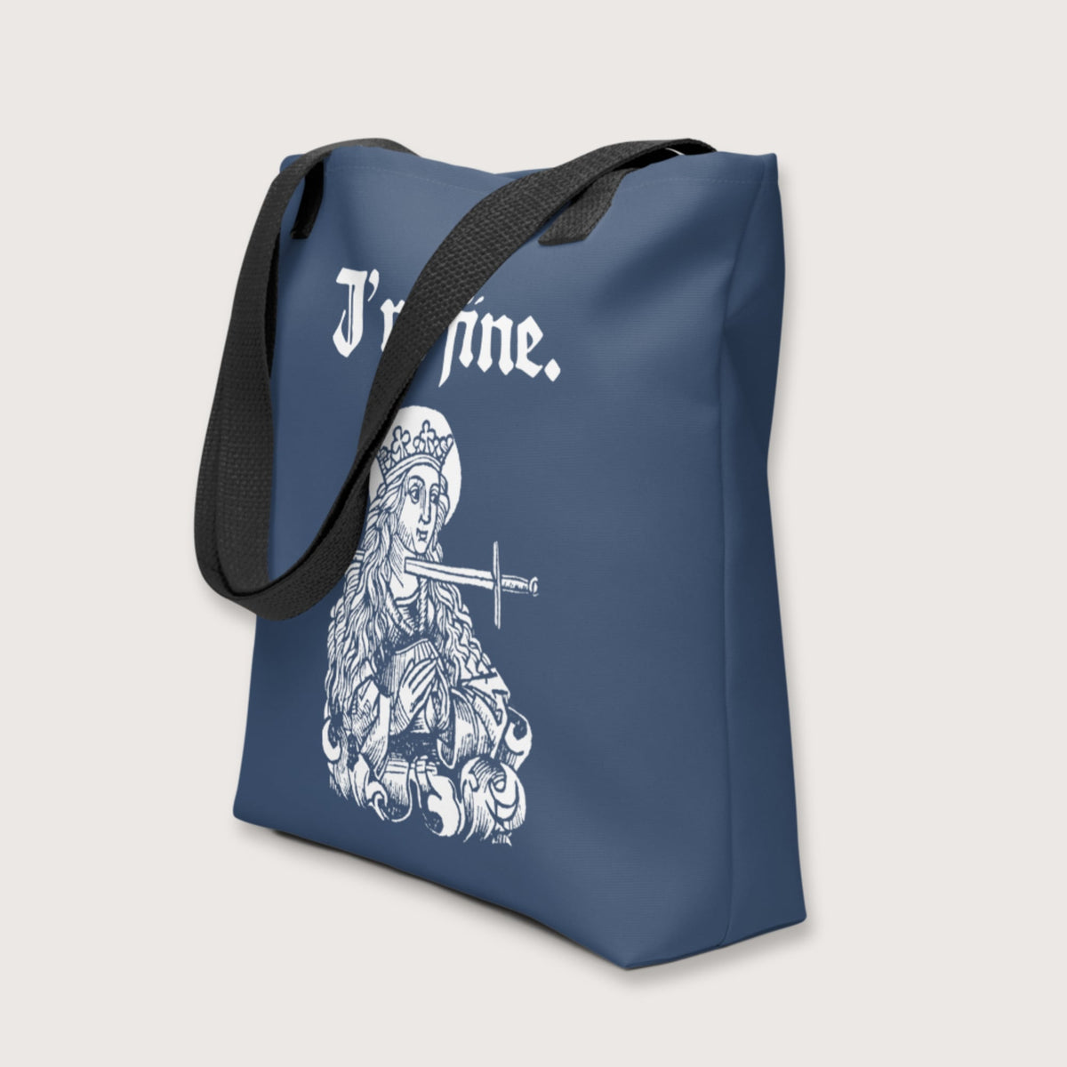Saint Lucy I'm Fine Bag - history buff gift by HistoHead