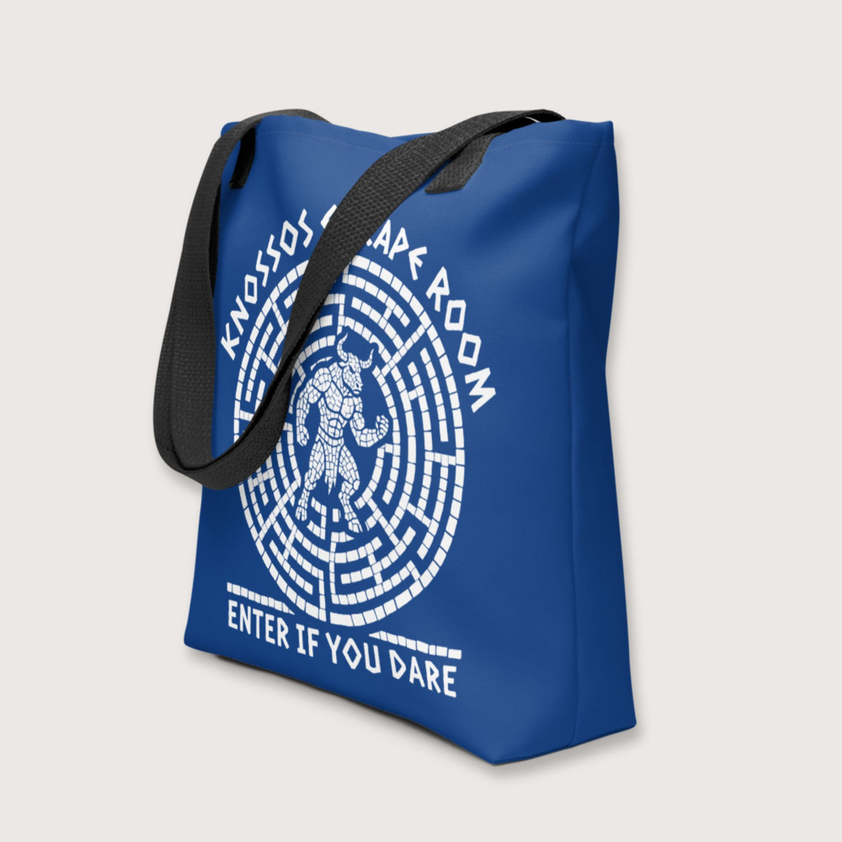 Knossos Escape Room Enter If You Dare Bag - history buff gift by HistoHead