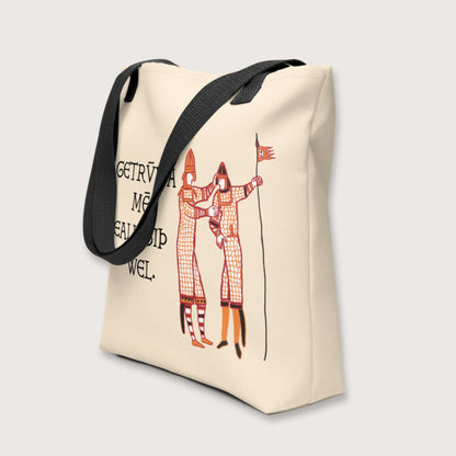 Bayeux Tapestry Trust Me Everything Will Be Fine Old English Bag - history buff gift by HistoHead