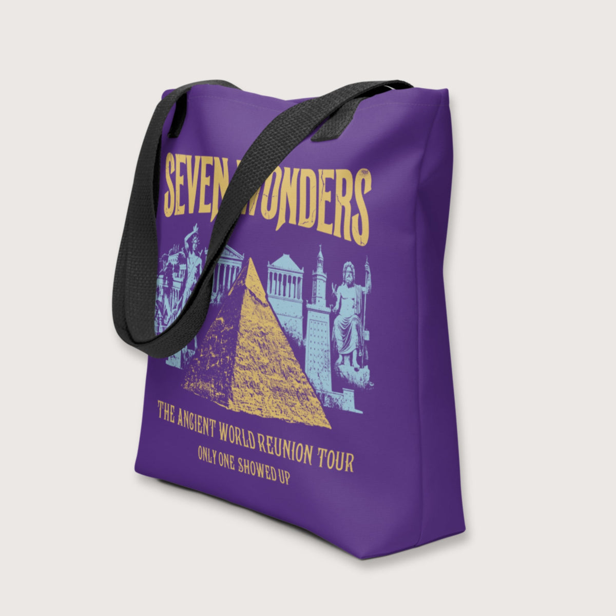 Seven Wonders Reunion Tour Bag - history buff gift by HistoHead