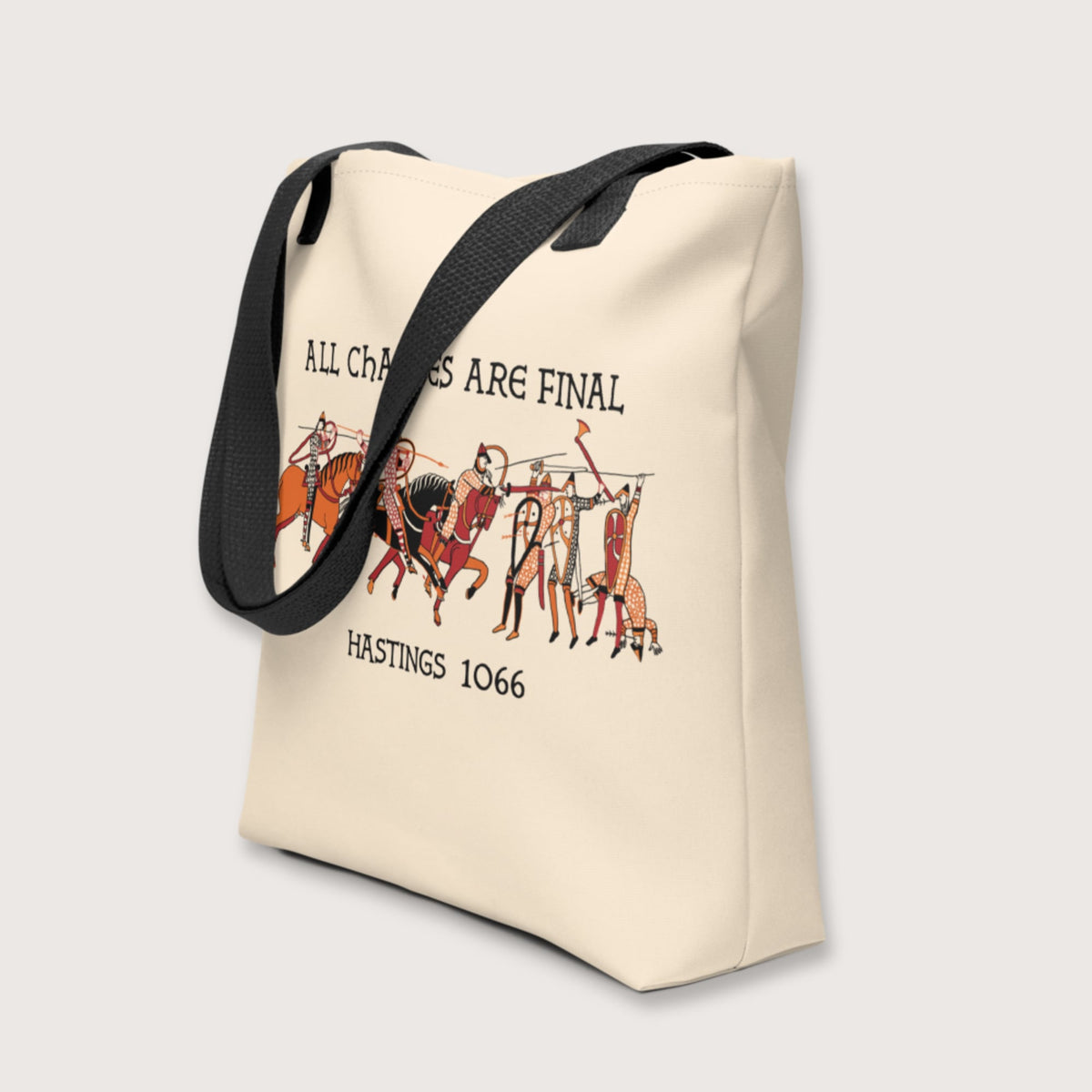 Bayeux Tapestry All Charges Are Final Bag - history buff gift by HistoHead