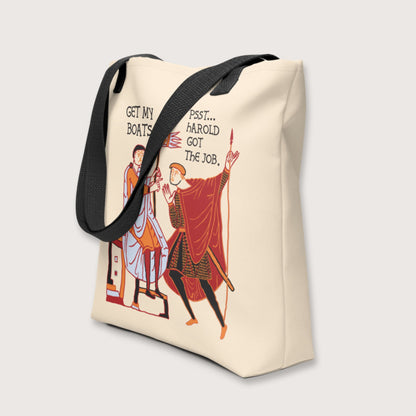 Bayeux Tapestry Harold Got the Job Bag - history buff gift by HistoHead
