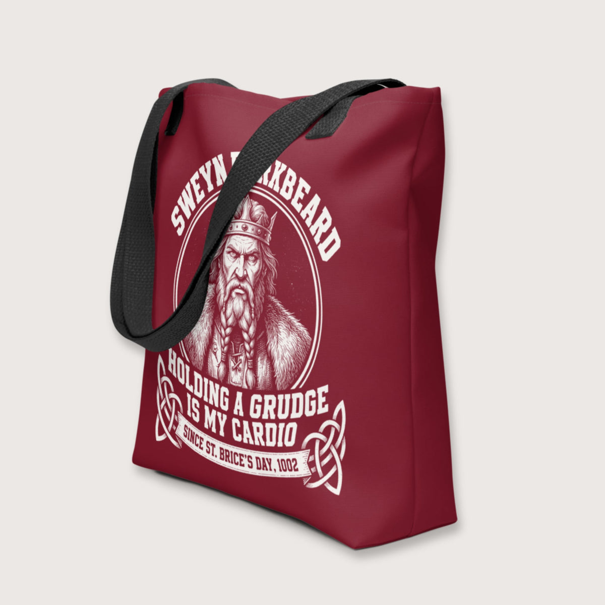 Sweyn Forkbeard Holding a Grudge Is My Cardio Bag - history buff gift by HistoHead