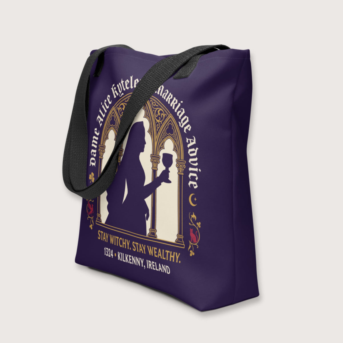 Alice Kyteler's Marriage Advice Bag - history buff gift by HistoHead
