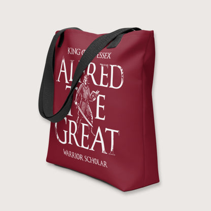 Alfred the Great Scholar King Bag - history buff gift by HistoHead