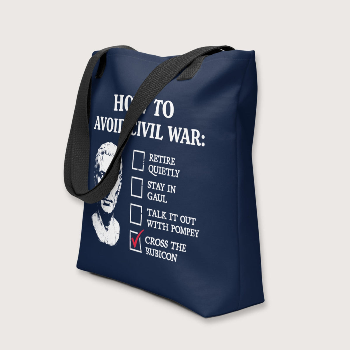 Caesar's Peace Plan Bag - history buff gift by HistoHead