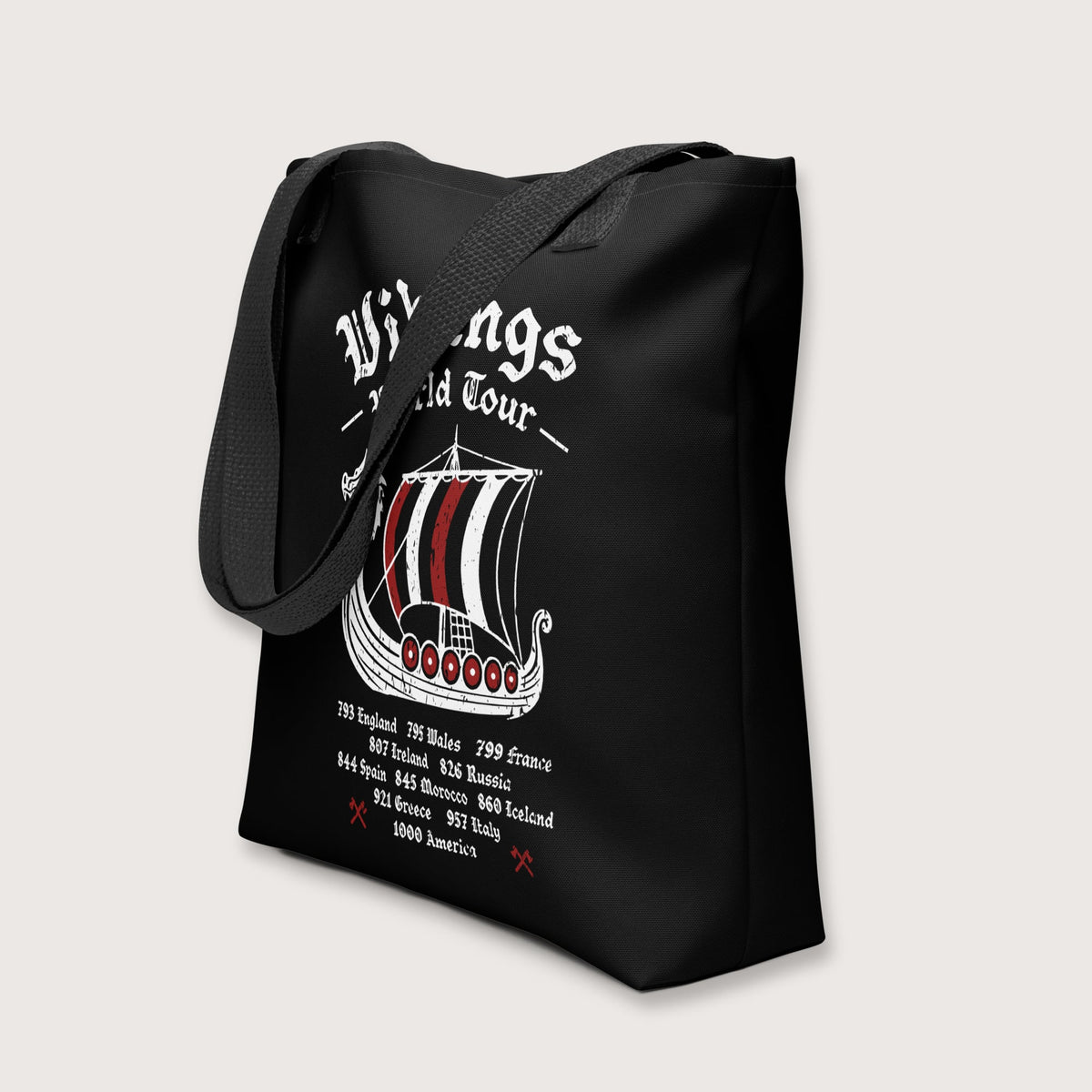 Vikings World Tour Bag - history buff gift by HistoHead