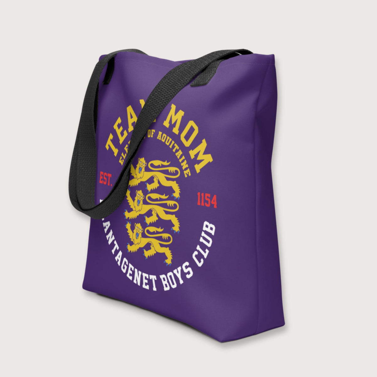 Team Mom Eleanor of Aquitaine Bag - history buff gift by HistoHead