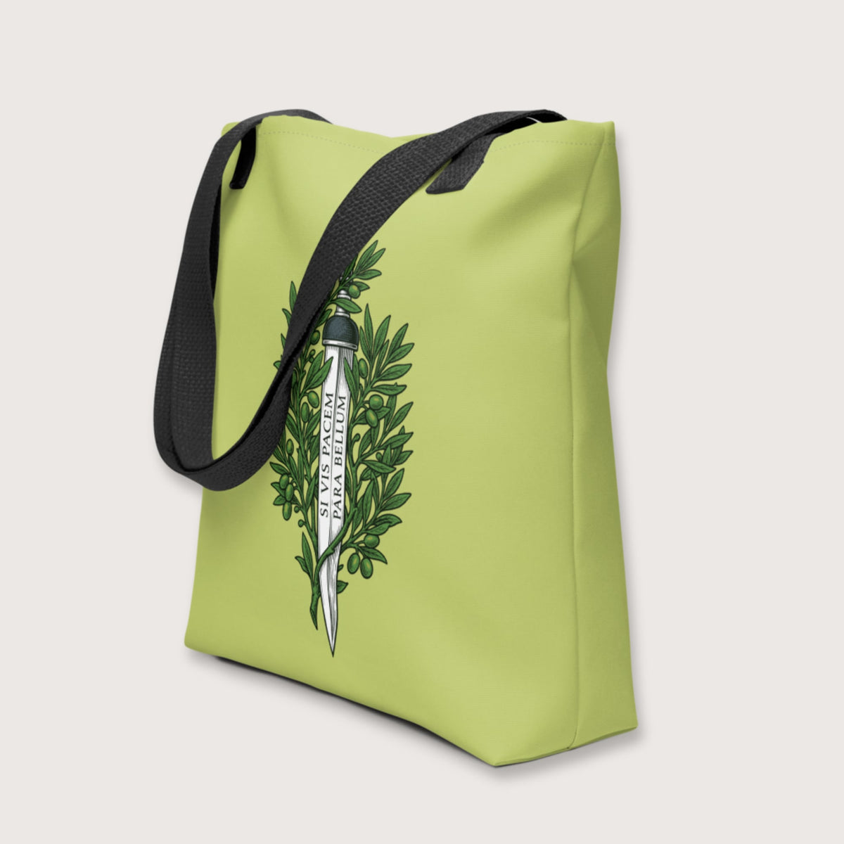 Si Vis Pacem Para Bellum Latin Phrase Bag - history buff gift by HistoHead
