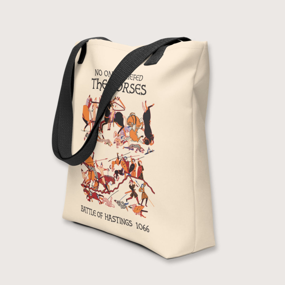Bayeux Tapestry No One Briefed the Horses Bag - history buff gift by HistoHead