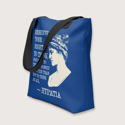 Hypatia Quote Bag - history buff gift by HistoHead