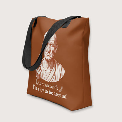 Cato Carthage Aside I'm a Joy to Be Around Bag - history buff gift by HistoHead