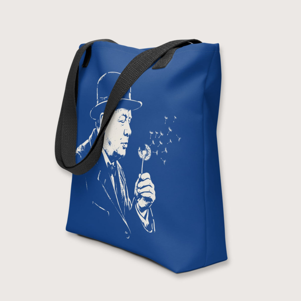 Winston Churchill Blowing Wishes Bag - history buff gift by HistoHead