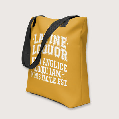 I Speak Latin Because English Is Too Easy Now Bag - history buff gift by HistoHead