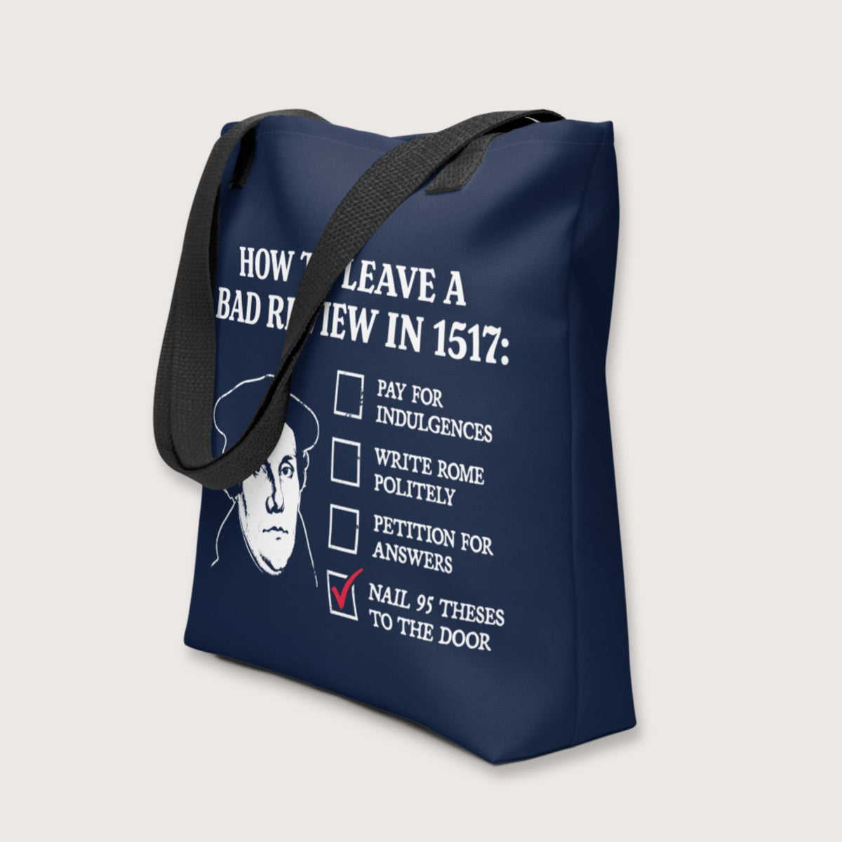 Martin Luther's Conflict Resolution Bag - history buff gift by HistoHead