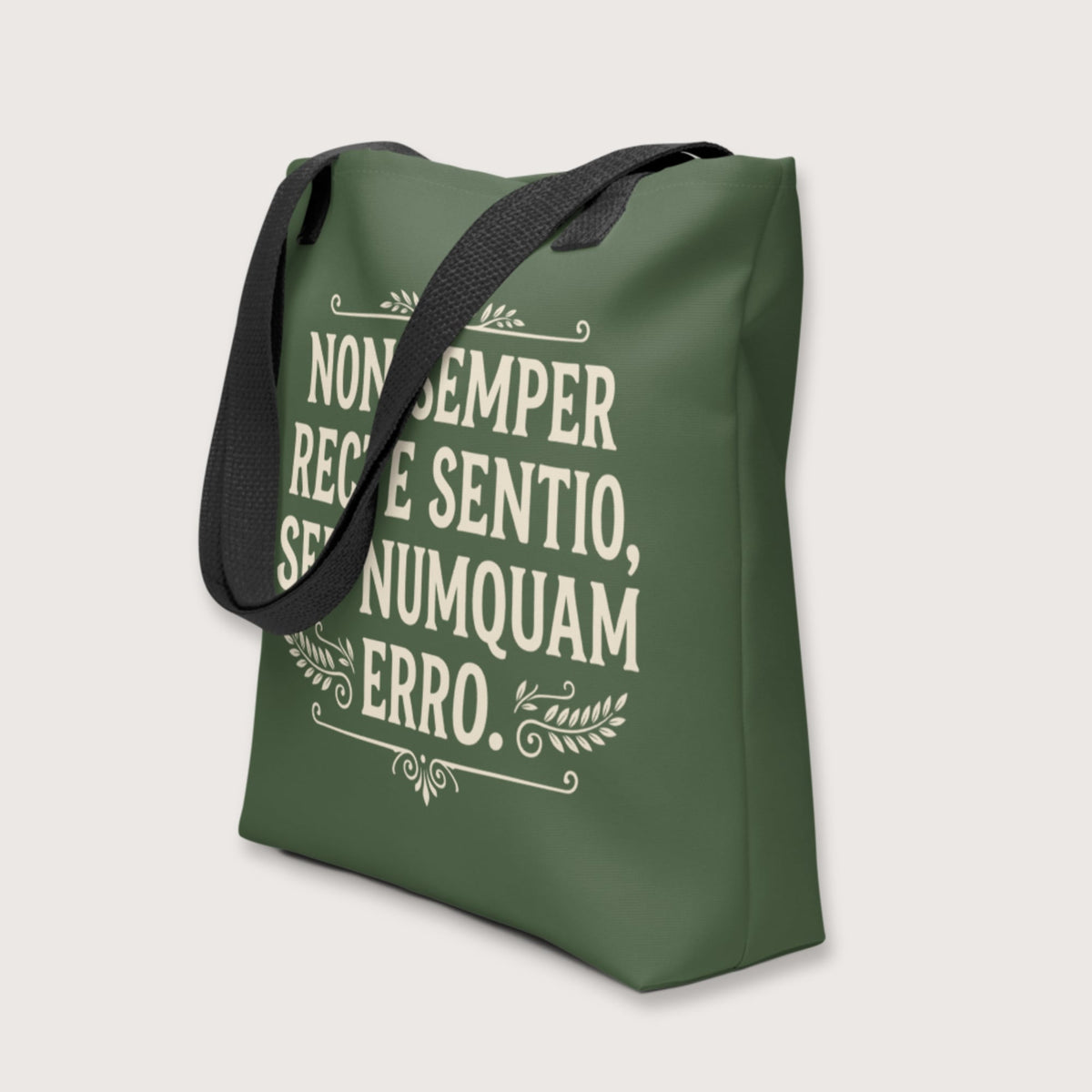 I'm Not Always Right But Never Wrong Latin Bag - history buff gift by HistoHead