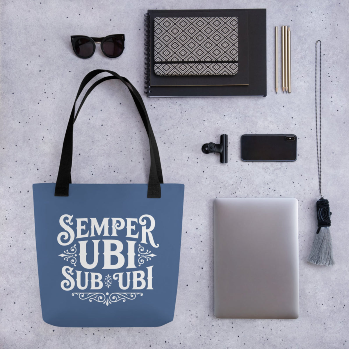 Latin Pun Semper Ubi Sub Ubi Bag - history buff gift by HistoHead