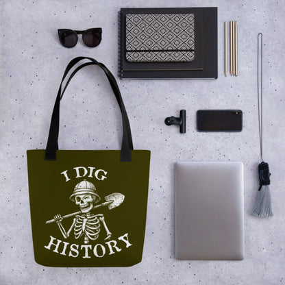I Dig History Bag - history buff gift by HistoHead