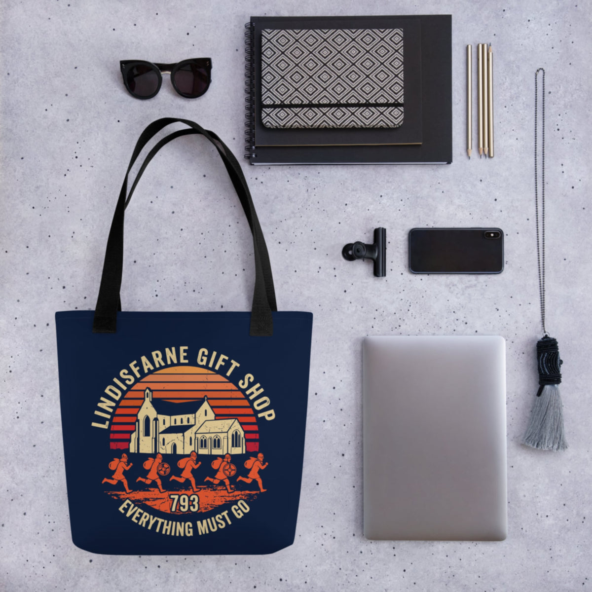 Lindisfarne Gift Shop 793 Bag - history buff gift by HistoHead