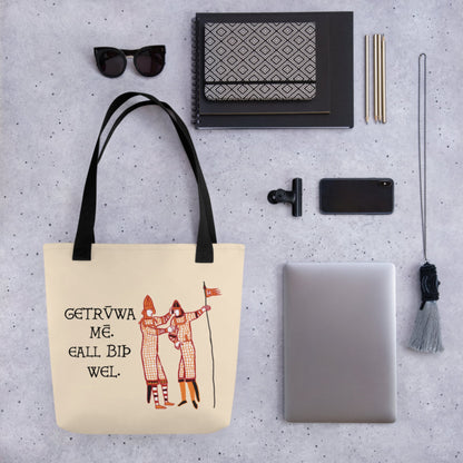 Bayeux Tapestry Trust Me Everything Will Be Fine Old English Bag - history buff gift by HistoHead