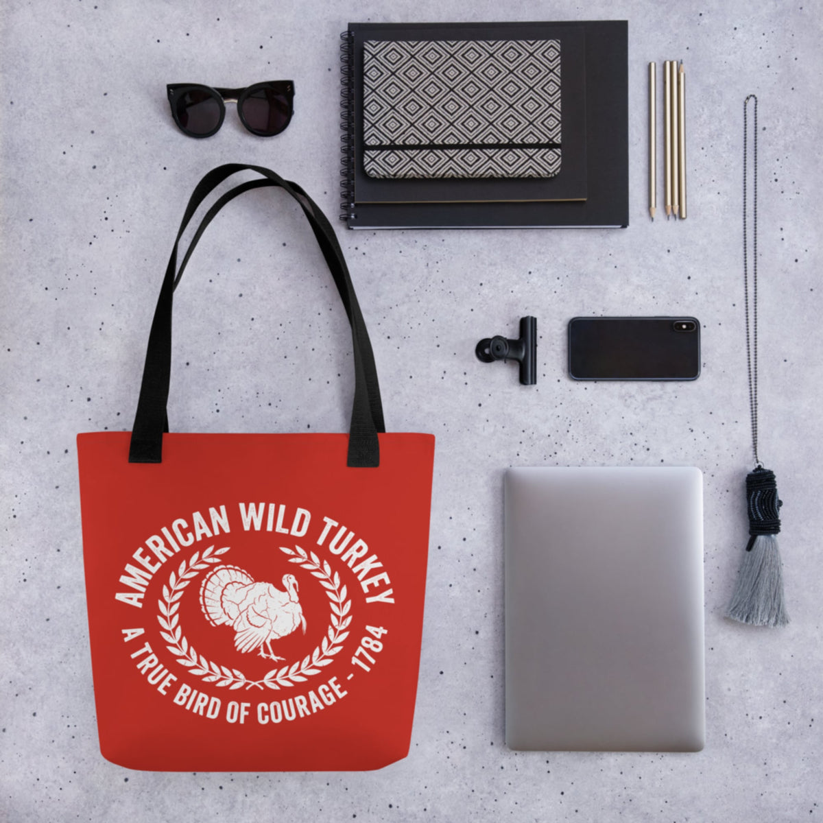 American Wild Turkey Bag - history buff gift by HistoHead