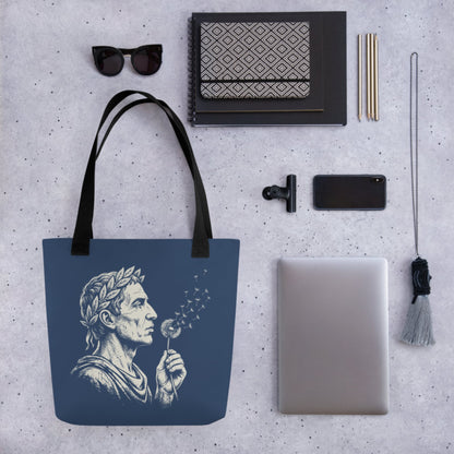 Caesar Blowing Wishes Bag - history buff gift by HistoHead
