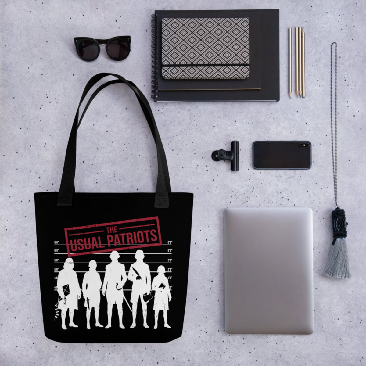 The Usual Patriots Bag - history buff gift by HistoHead