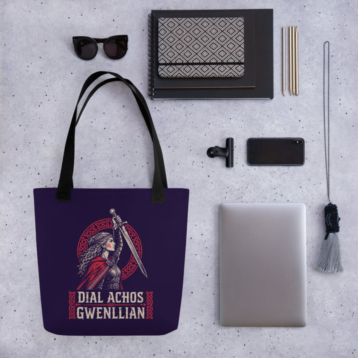 Dial Achos Gwenllian Bag - history buff gift by HistoHead