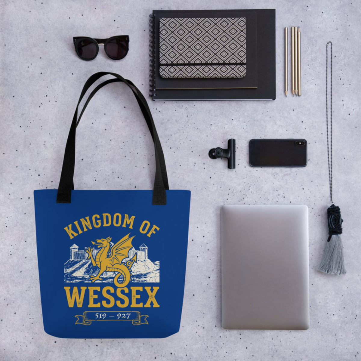 Kingdom of Wessex Bag - history buff gift by HistoHead