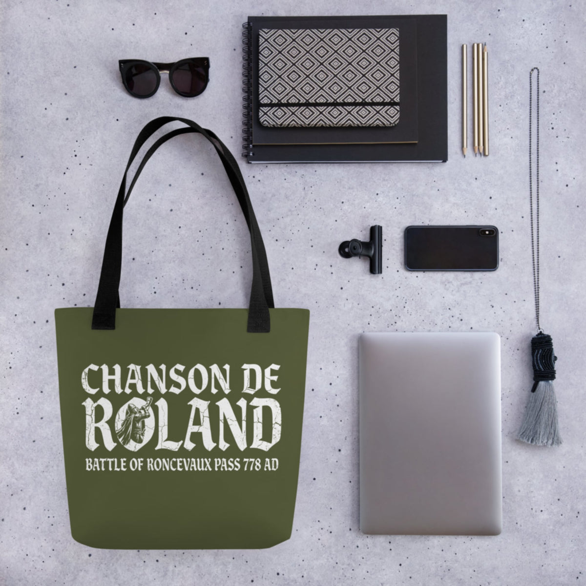 Chanson de Roland Battle of Roncevaux Bag - history buff gift by HistoHead