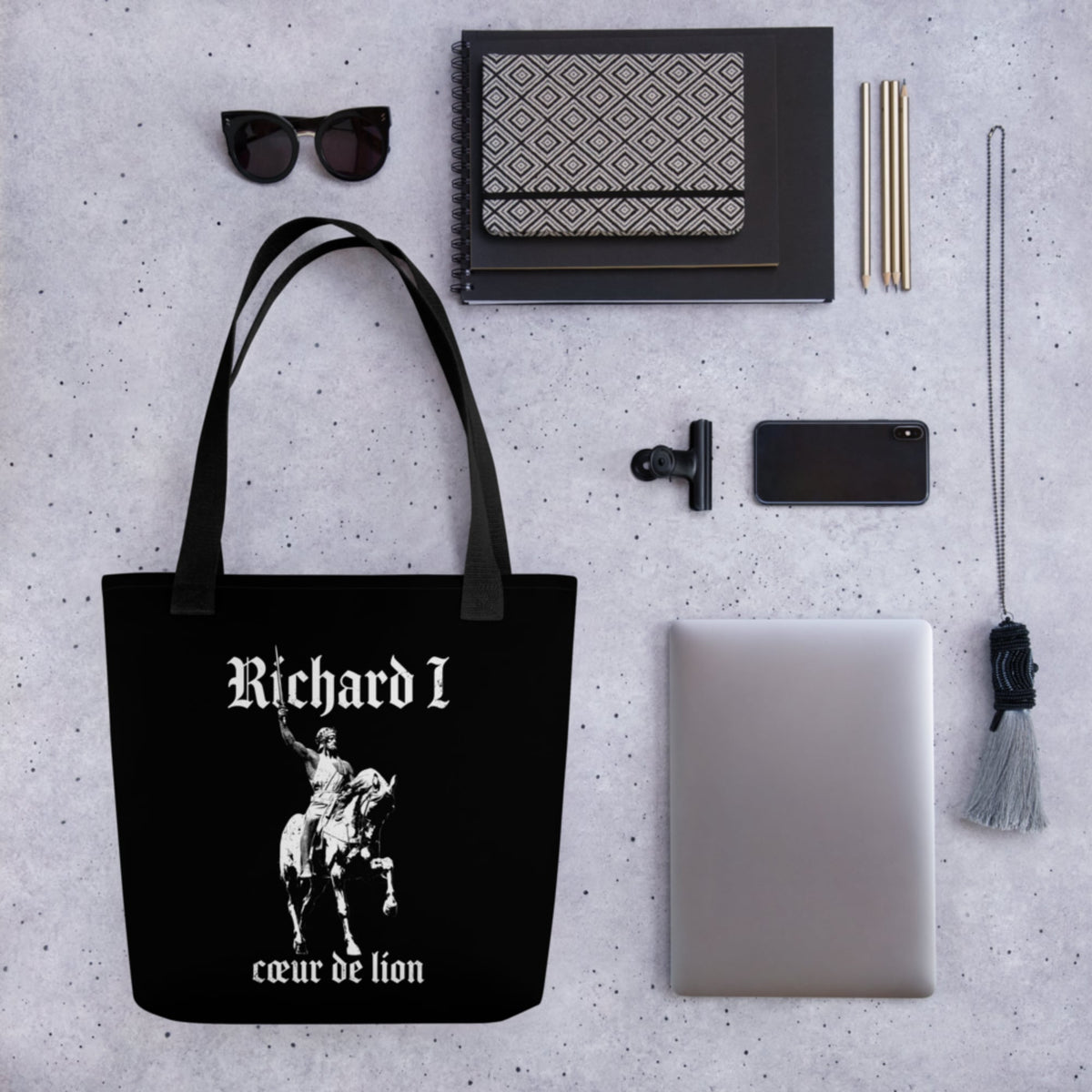Richard I Coeur de Lion Bag - history buff gift by HistoHead