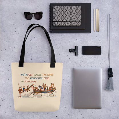 Bayeux Tapestry We're Off to See the Duke Bag - history buff gift by HistoHead