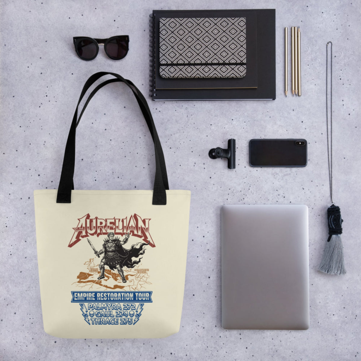 Aurelian Empire Restoration Tour Bag - history buff gift by HistoHead