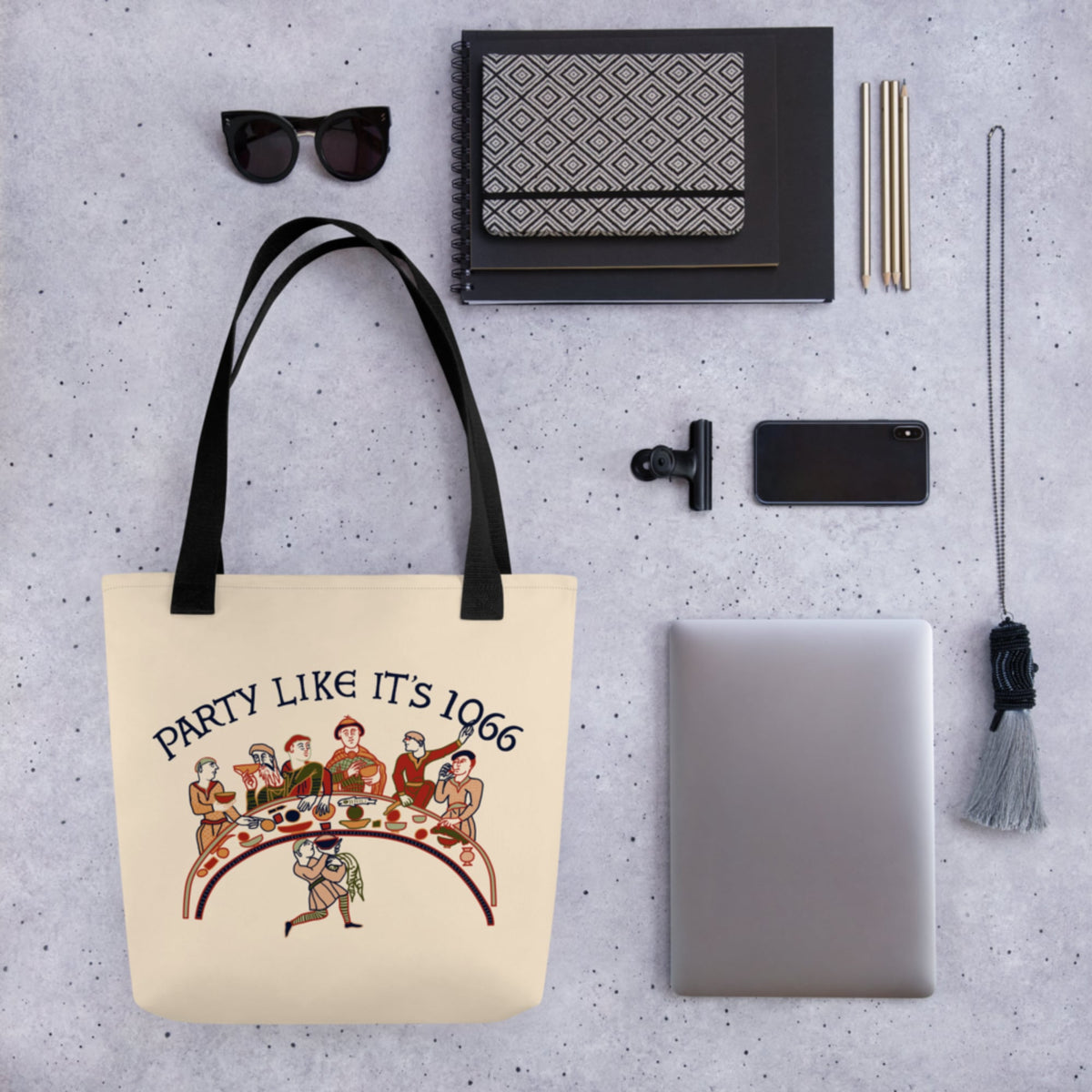 Bayeux Tapestry Party Like It's 1066 Bag - history buff gift by HistoHead