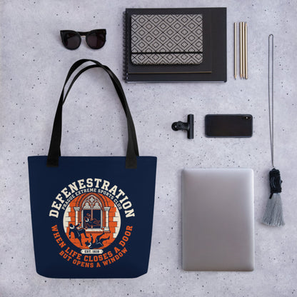 Defenestration Prague Extreme Sports Club Bag - history buff gift by HistoHead