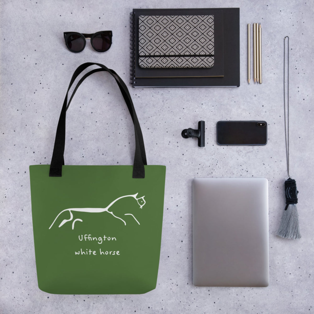 Uffington White Horse Bag - history buff gift by HistoHead