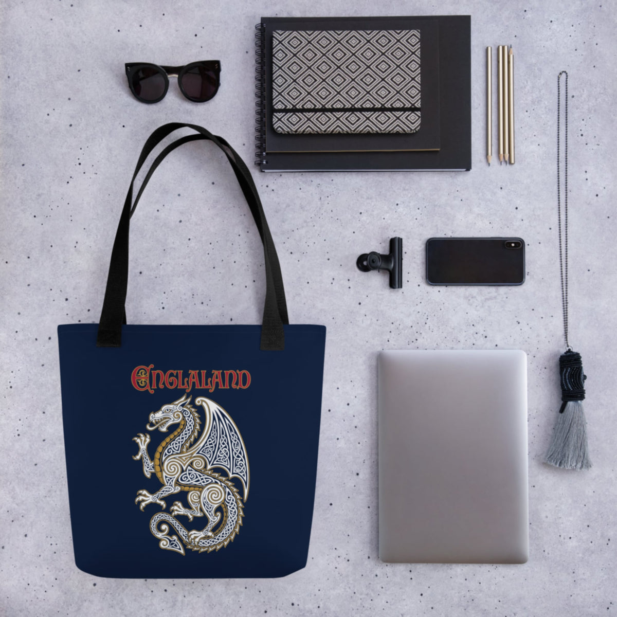 Englaland Dragon Bag - history buff gift by HistoHead