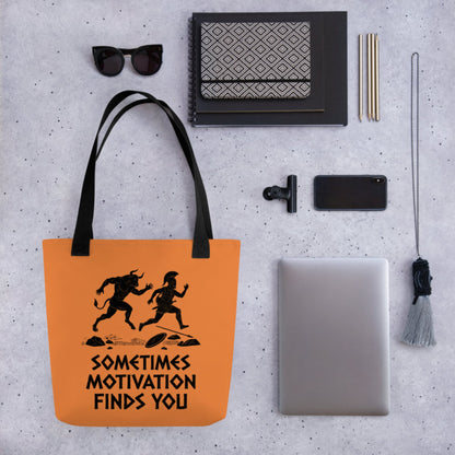 Motivation Finds You Minotaur Edition Bag - history buff gift by HistoHead