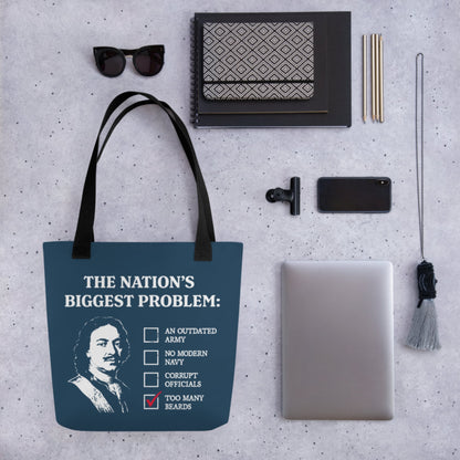 Peter the Great's Beard Tax Bag - history buff gift by HistoHead