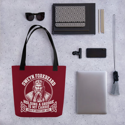 Sweyn Forkbeard Holding a Grudge Is My Cardio Bag - history buff gift by HistoHead