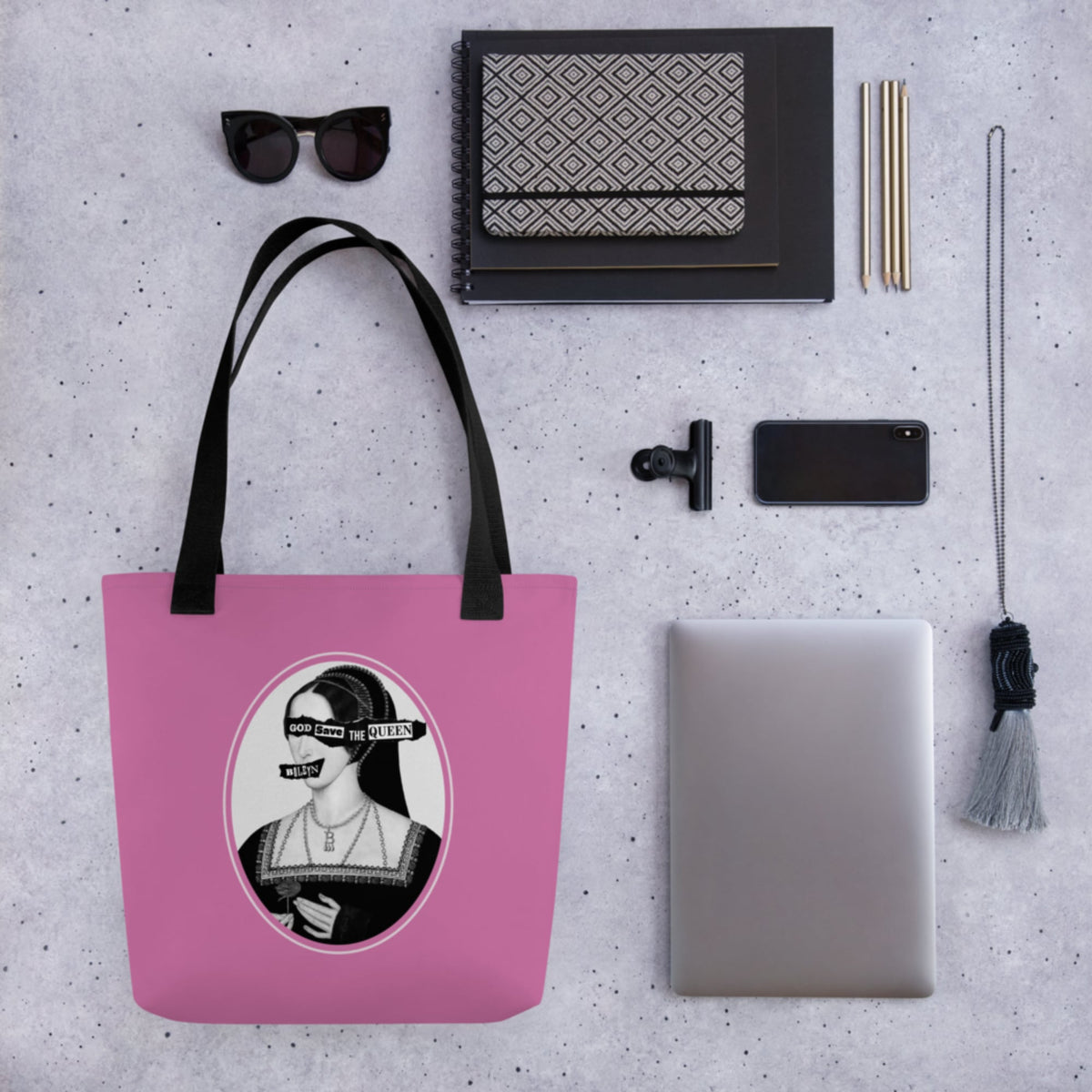 God Save the Queen Anne Boleyn Bag - history buff gift by HistoHead