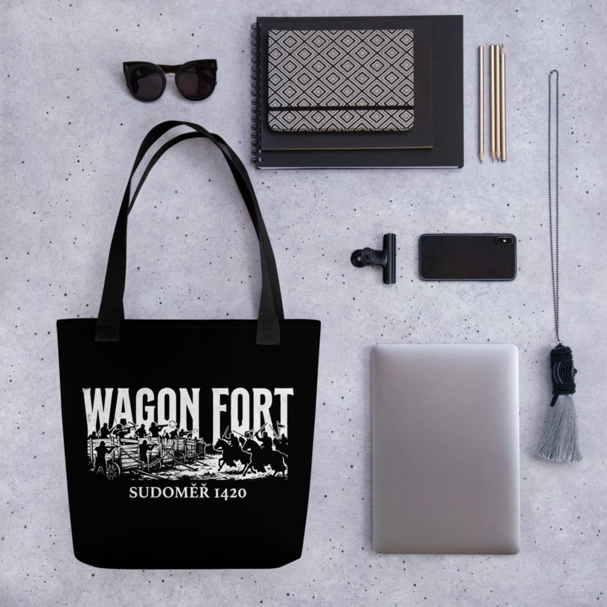 Wagon Fort Battle of Sudoměř Bag - history buff gift by HistoHead