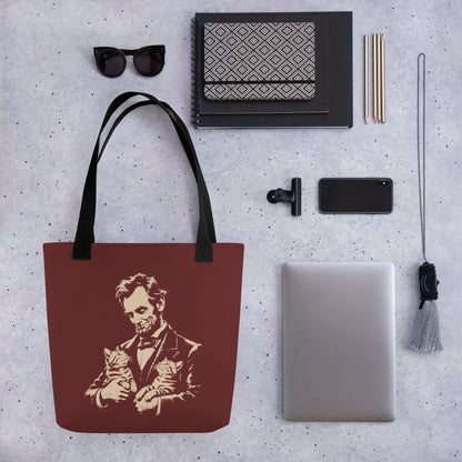 Lincoln's Cats Bag - history buff gift by HistoHead