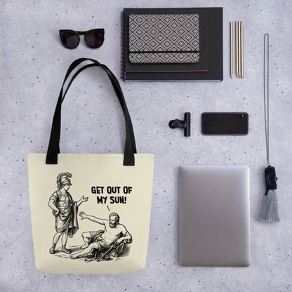Diogenes: Get Out of My Sun Bag - history buff gift by HistoHead