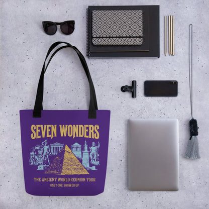 Seven Wonders Reunion Tour Bag - history buff gift by HistoHead