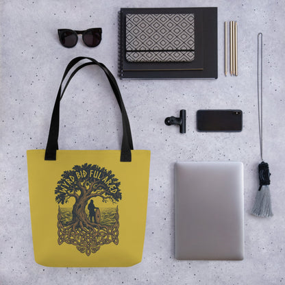 Old English Fate Is Inexorable Bag - history buff gift by HistoHead