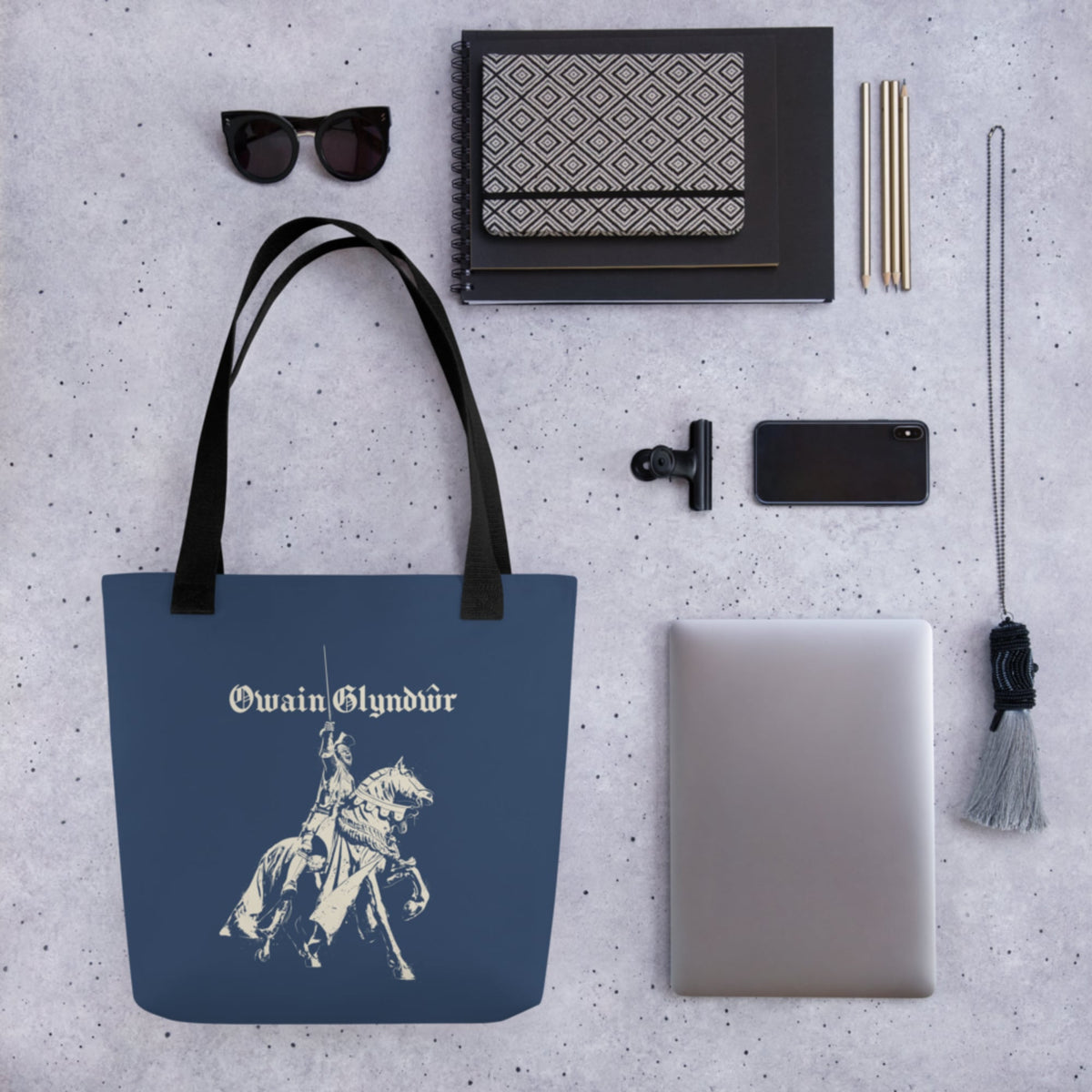 Owain Glyndŵr Statue Bag - history buff gift by HistoHead