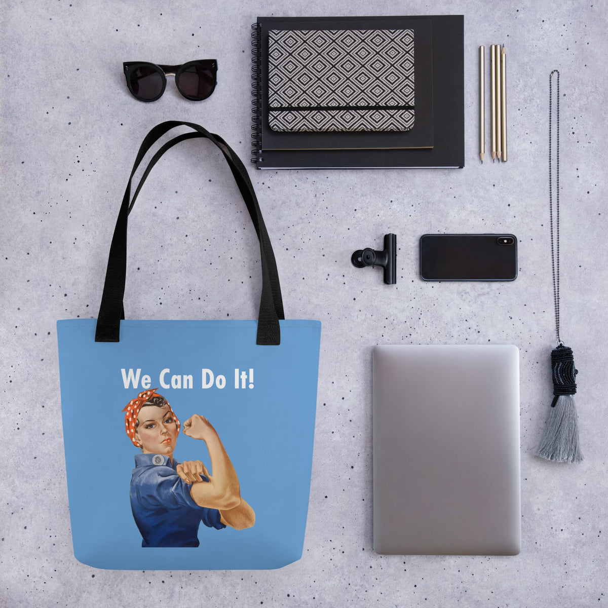 Rosie We Can Do It Bag - history buff gift by HistoHead