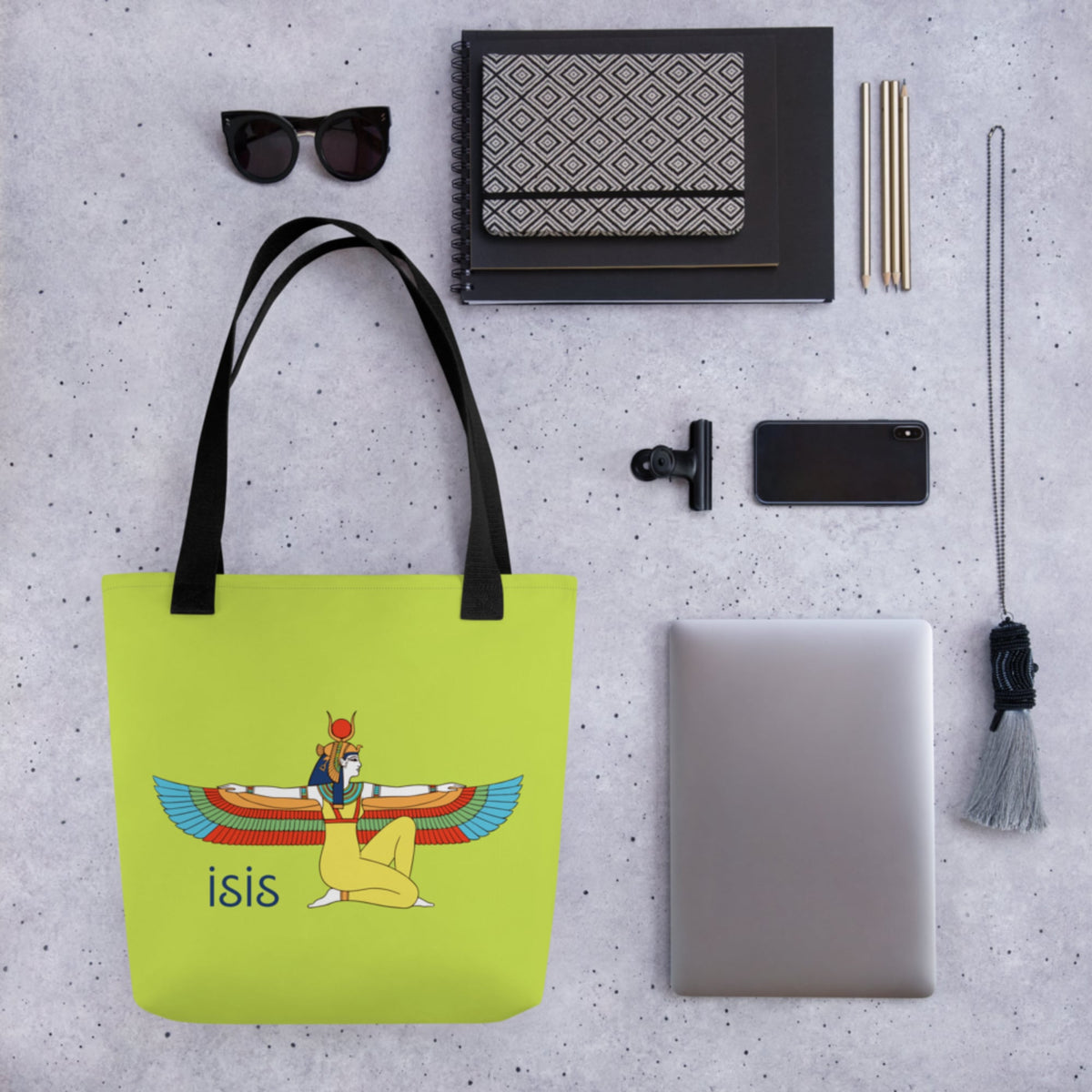 Egyptian Goddess Isis Bag - history buff gift by HistoHead